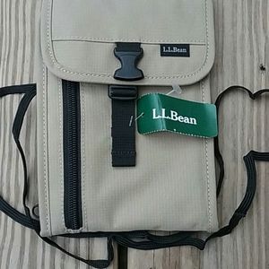 LL Bean dark khaki passport organizer